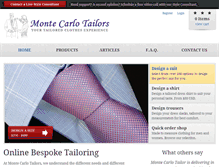 Tablet Screenshot of mctailor.com